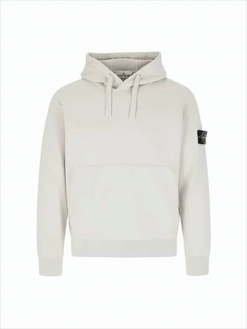 Stone Island Cropped Neutral Tone Hoodie