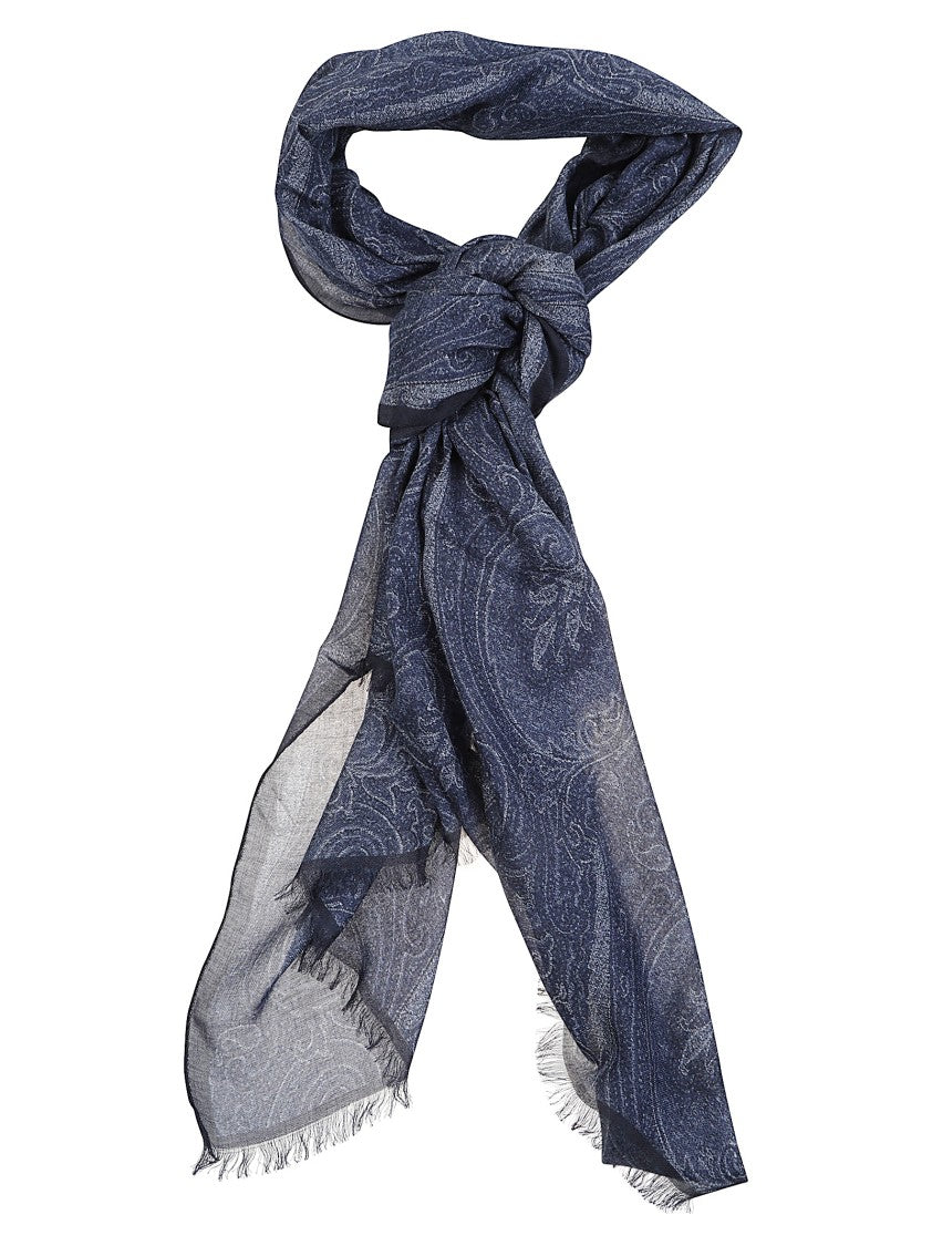 Etro Paisley Modal-Cashmere Scarf