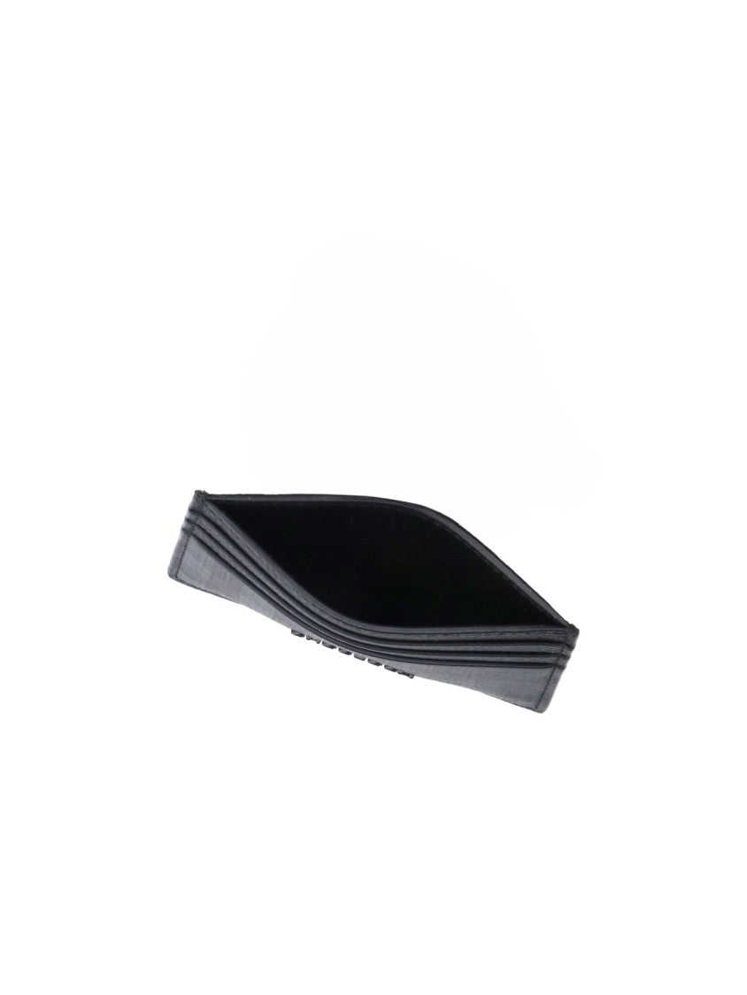 Burberry Check Pattern Cardholder With Tone-On-Tone Logo