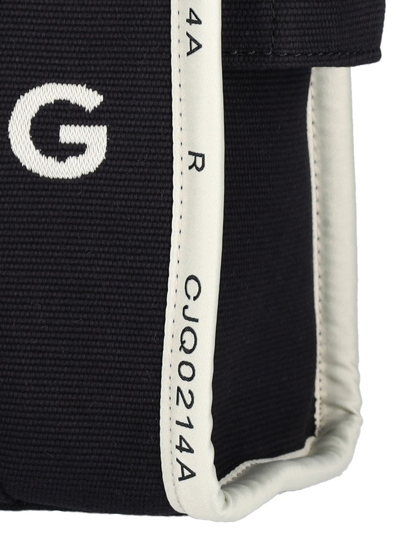 Marc Jacobs Medium Tote Bag "The Jacquard Tote" – Black