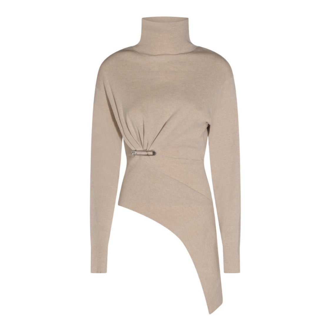 Lanvin Asymmetrical Hem Turtleneck Sweater