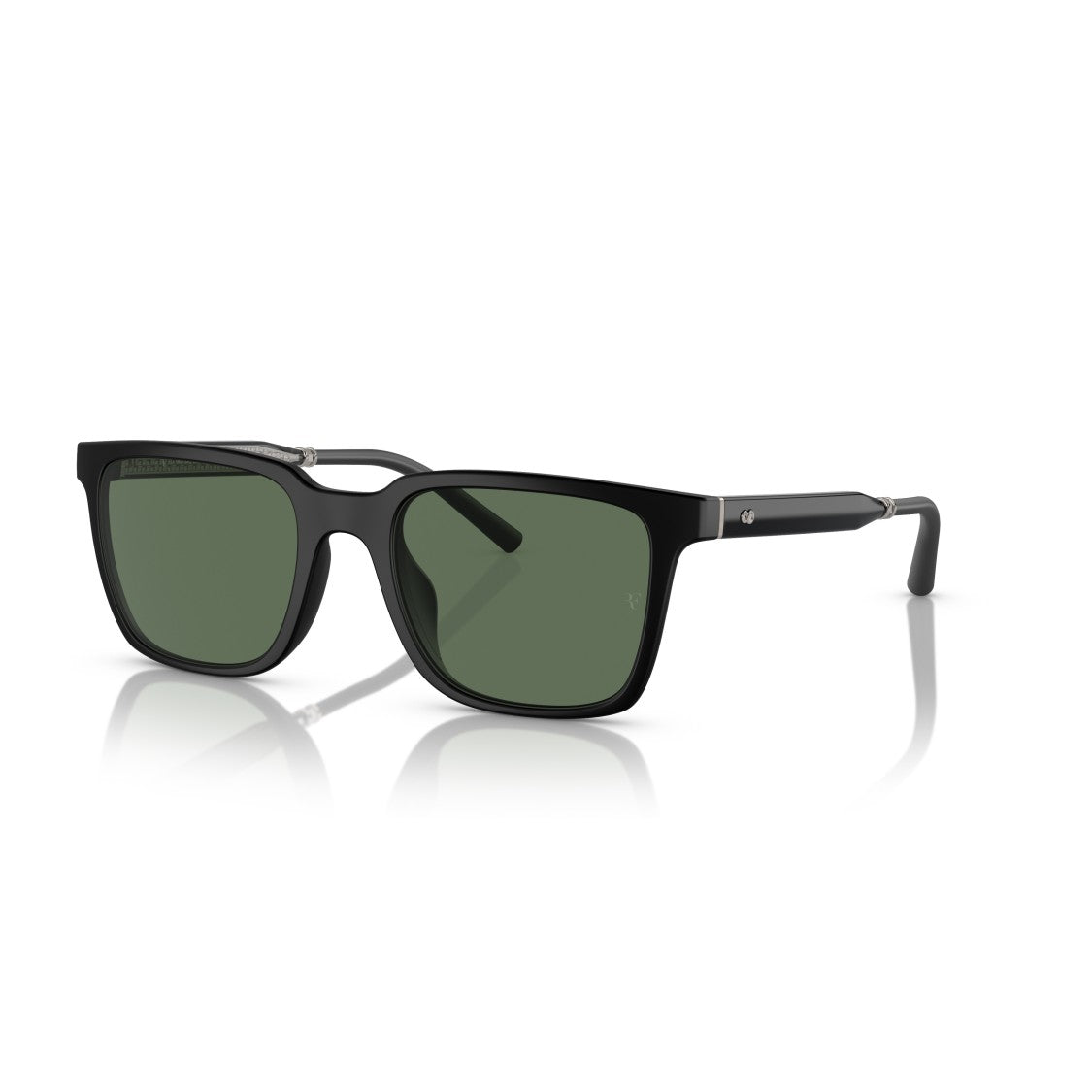 Oliver Peoples 0Ov5553su Bold Rectangular Frame Sunglasses With Dark Green Lenses
