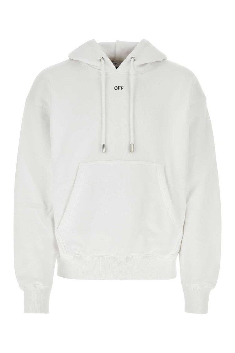 Off-White White Cotton Sweatshirt