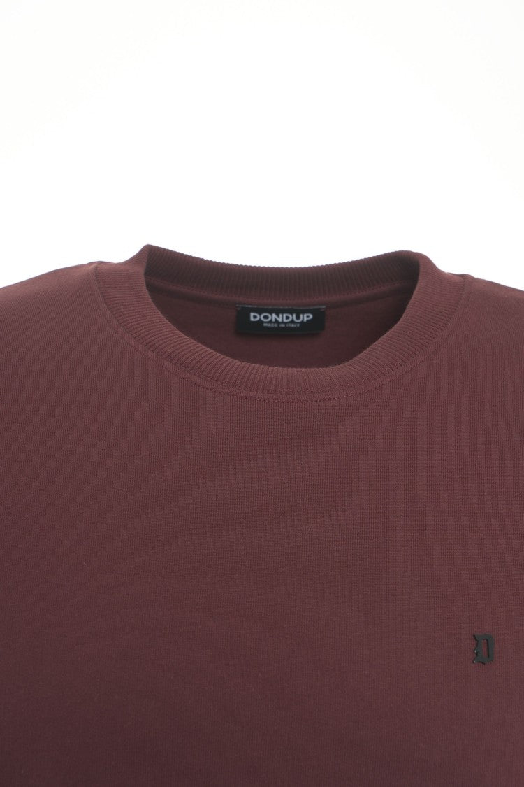 Dondup Burgundy Crew Neck Sweatshirt