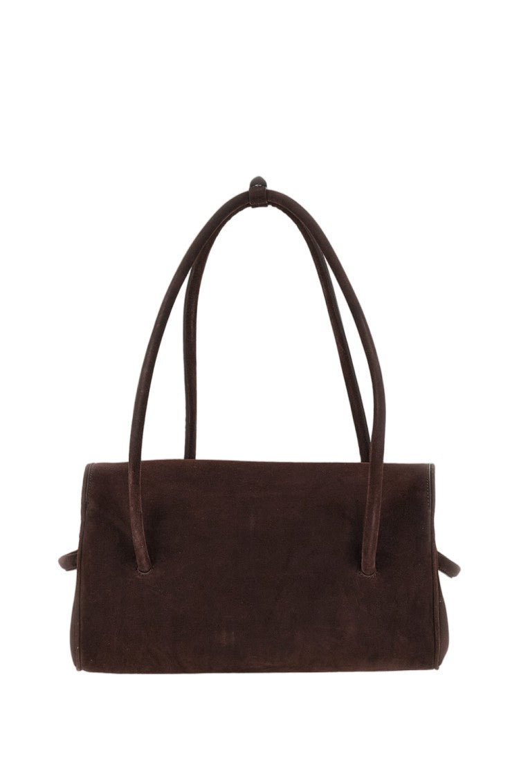 Jacquemus Brown Le Turismo Long Suede Shoulder Bag