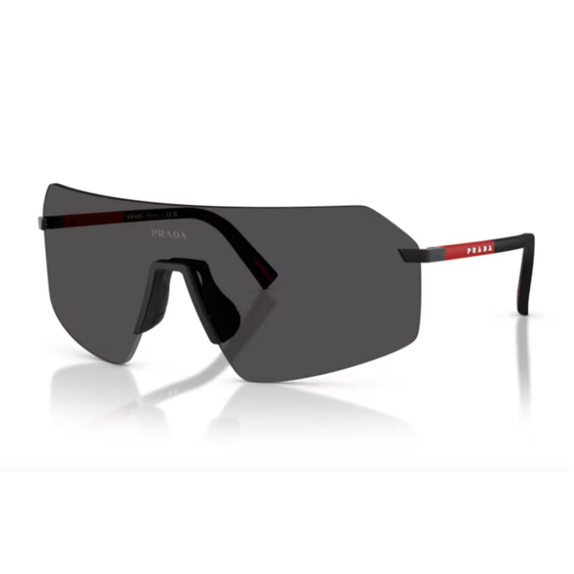 Prada Linea Rossa Black Ps B50s Nylon Mask Sunglasses
