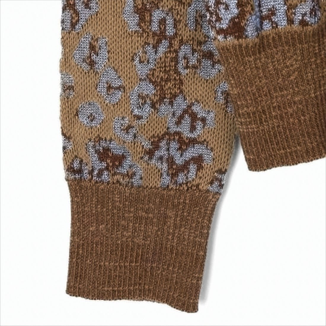Vivienne Westwood Jacquard Knit Sweater With Subtle Leopard Design