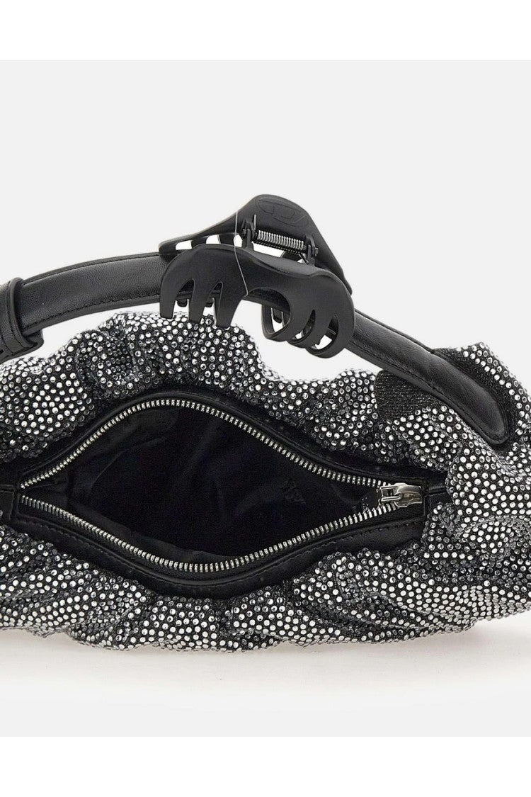 Diesel Black Leather Shoulder Bag