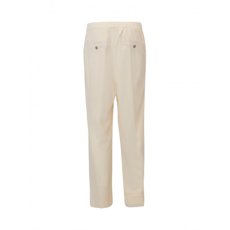 The One Cream Satin Oilivia Pants