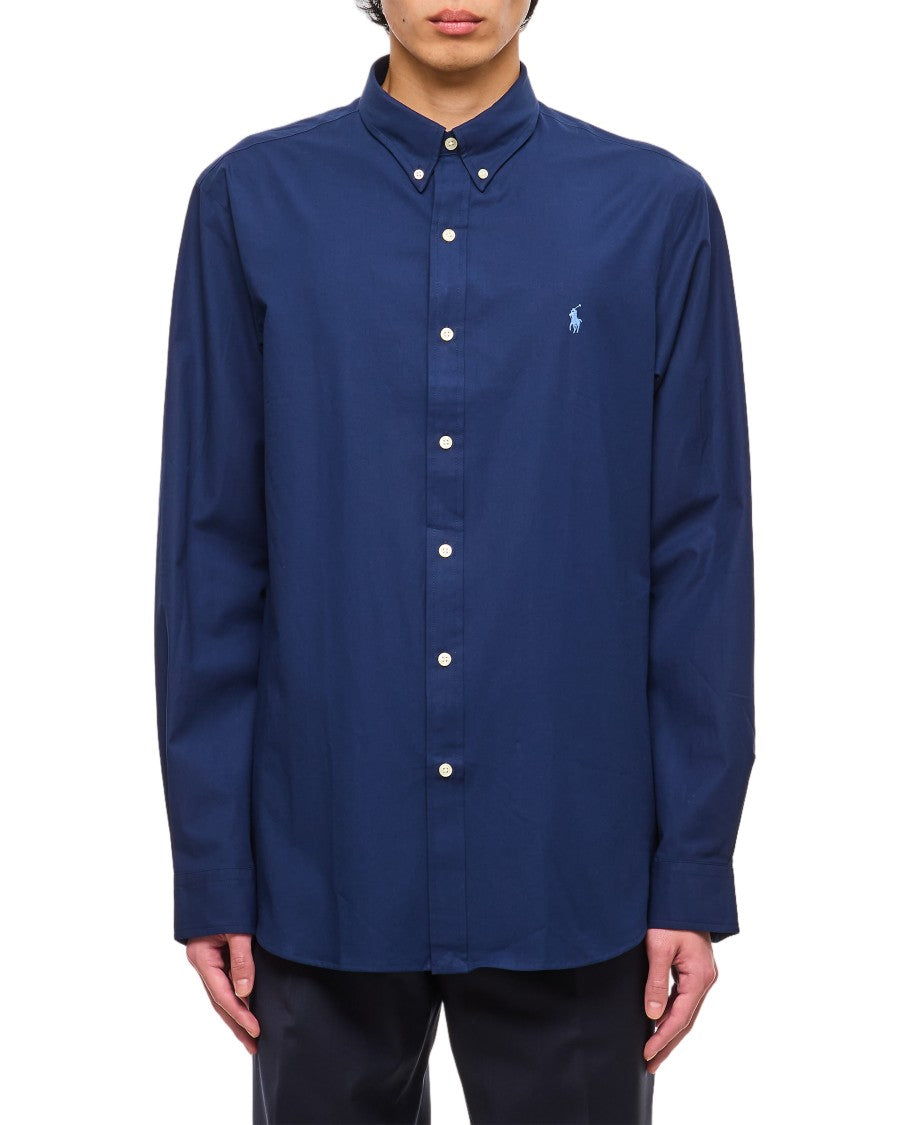 Polo Ralph Lauren Button-Down Cotton Shirt With Adjustable Cuffs