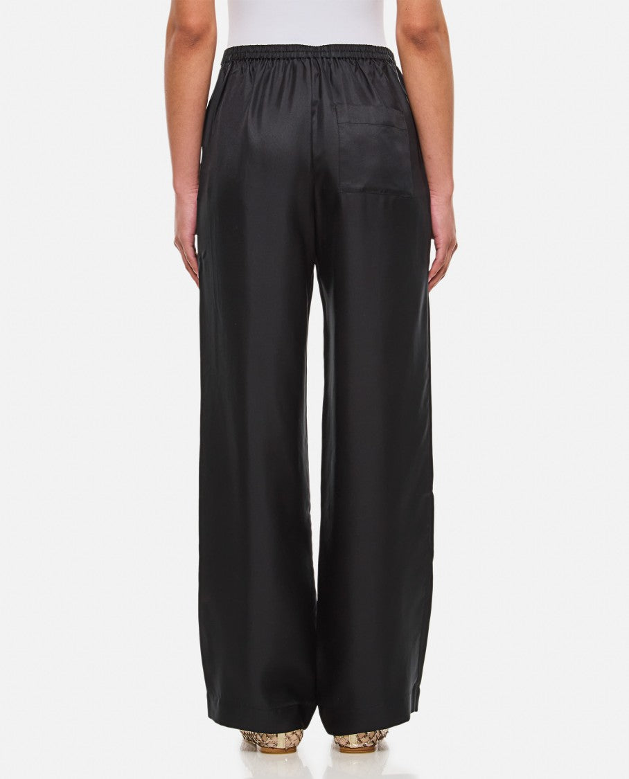Loulou Studio Black Straight Pants