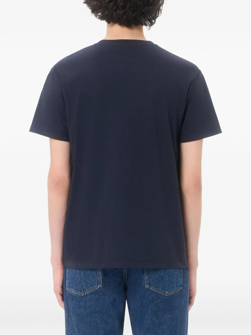 Valentino White Short-Sleeve Cotton T-Shirt