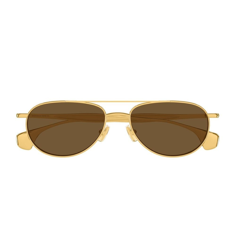 Bottega Veneta Bv1419s Linea Signature Icons Refined Aviator Sunglasses