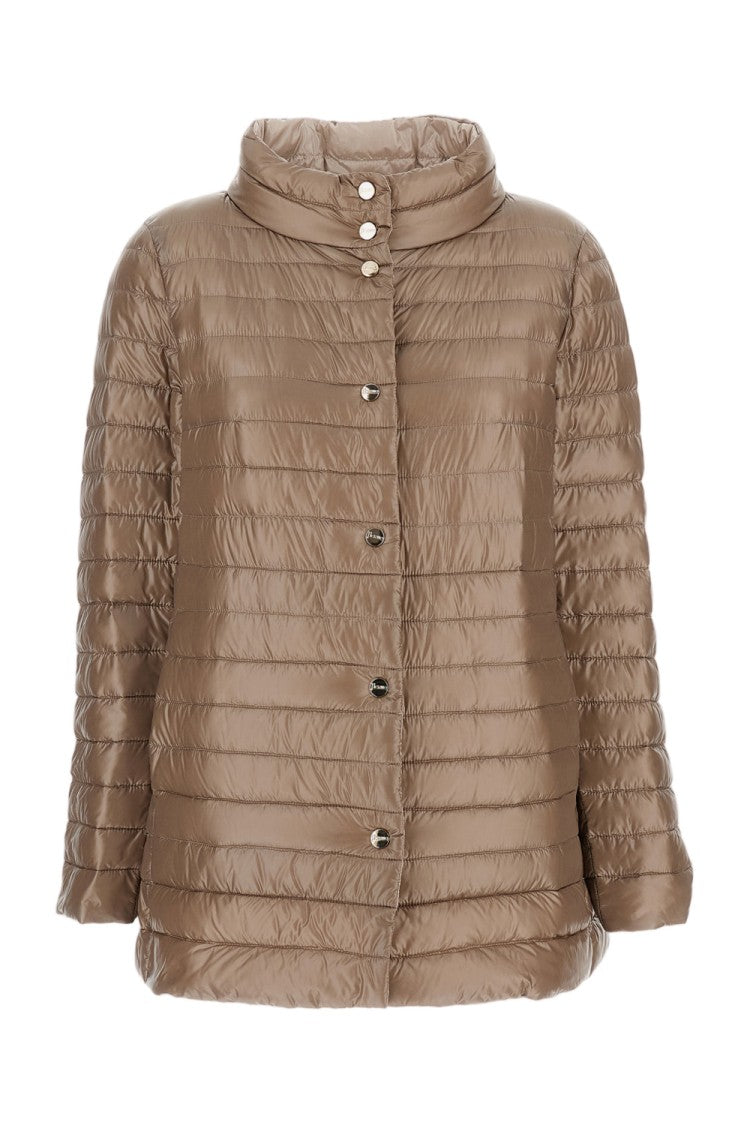 Herno Reversible A-Shape Jacket With High Collar