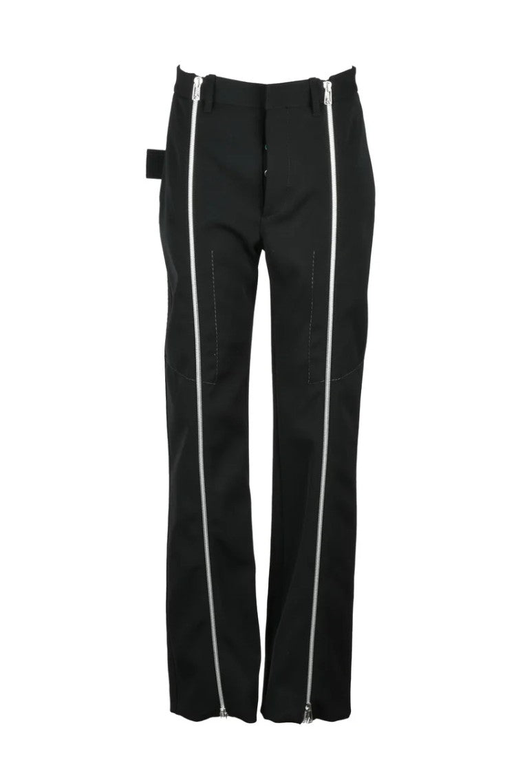 Bottega Veneta Wool Trousers Zip - Black