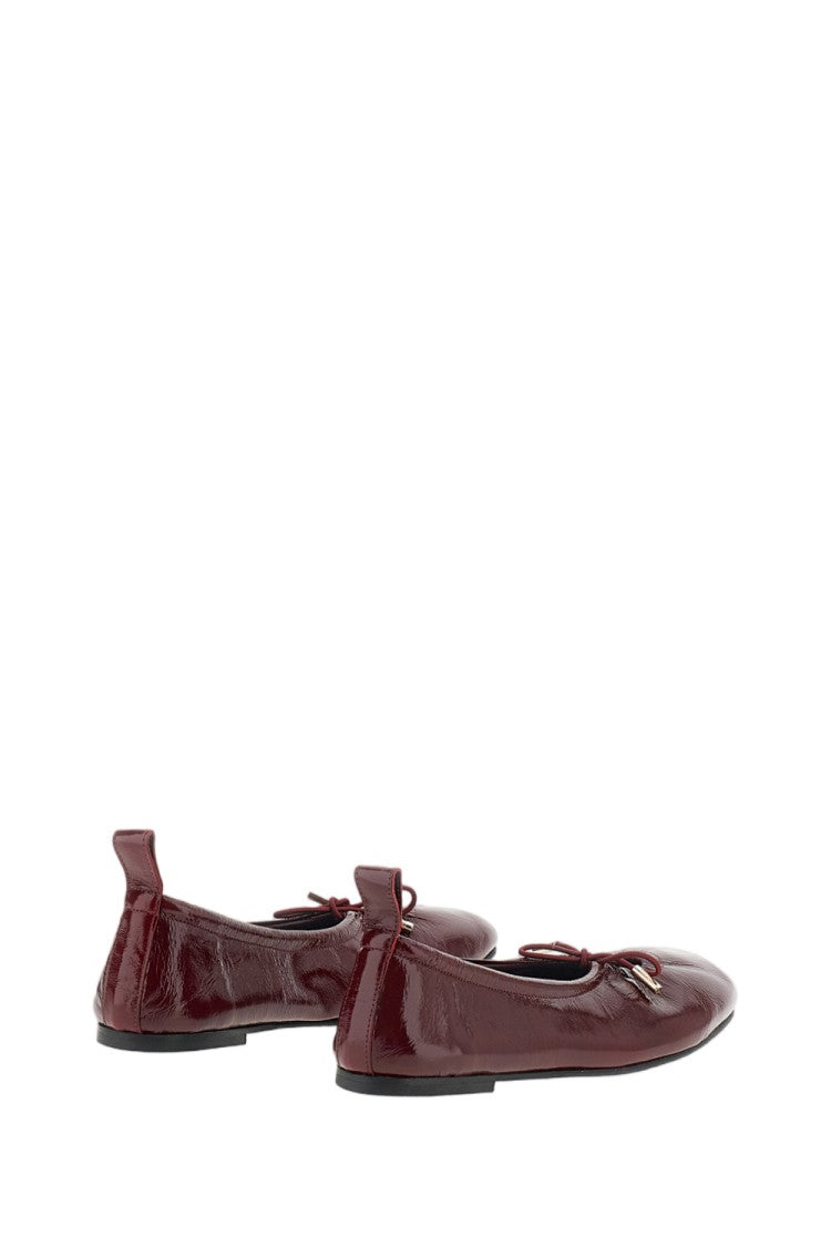 Alohas Burgundy Rosalind Patent Leather Mary Jane Flats