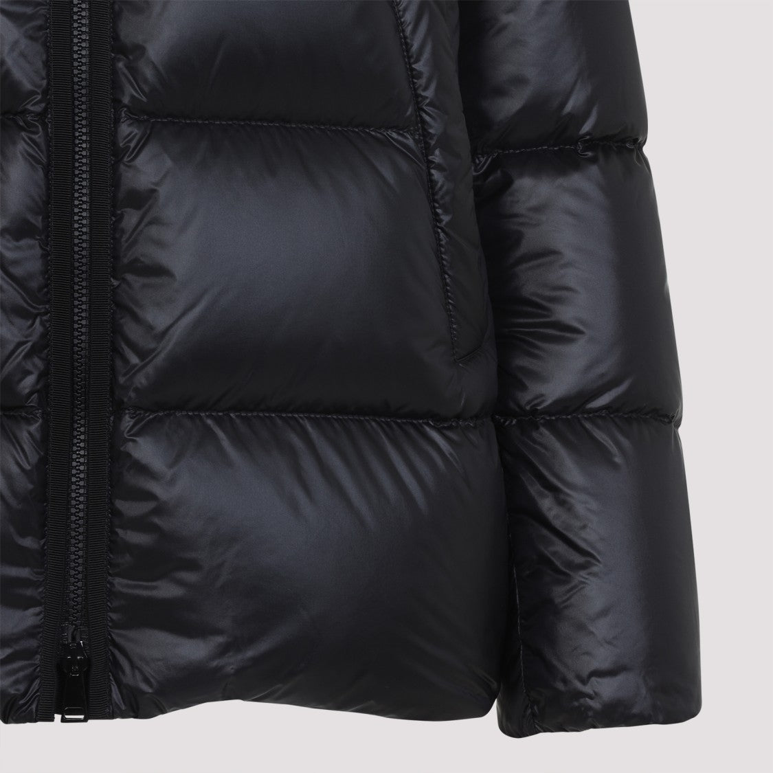 Moncler Quilted Down Puffer Jacket With Hood