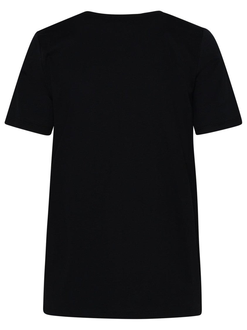 Balmain Black Cotton T-Shirt