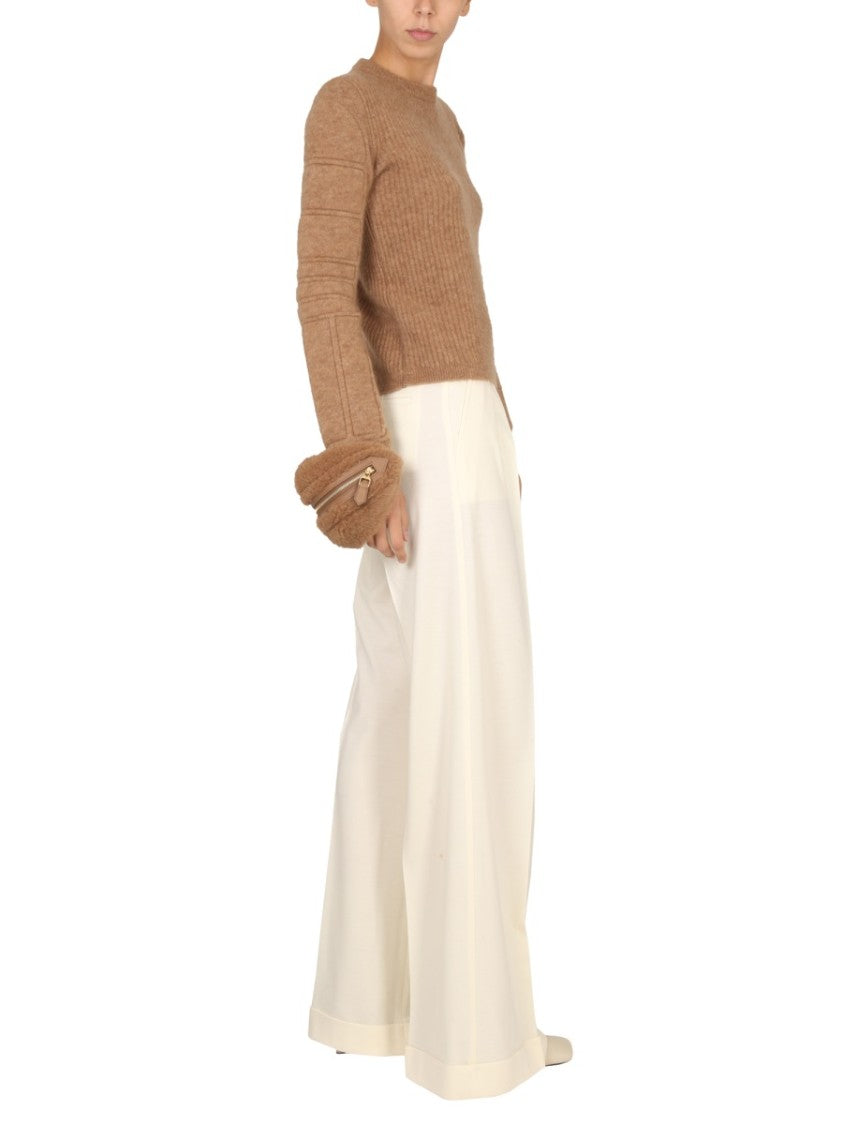 Max Mara Stretch Mohair Yarn Knit Sweater