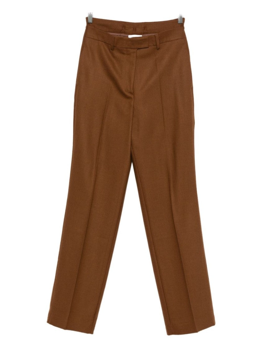 Semi Couture Tailored Straight-Leg Pants With Mid-Rise Waist