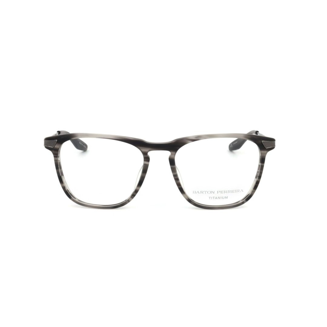 Barton Perreira Bp5274 541Lt Rectangular Gradient Eyeglasses With Metallic Temples