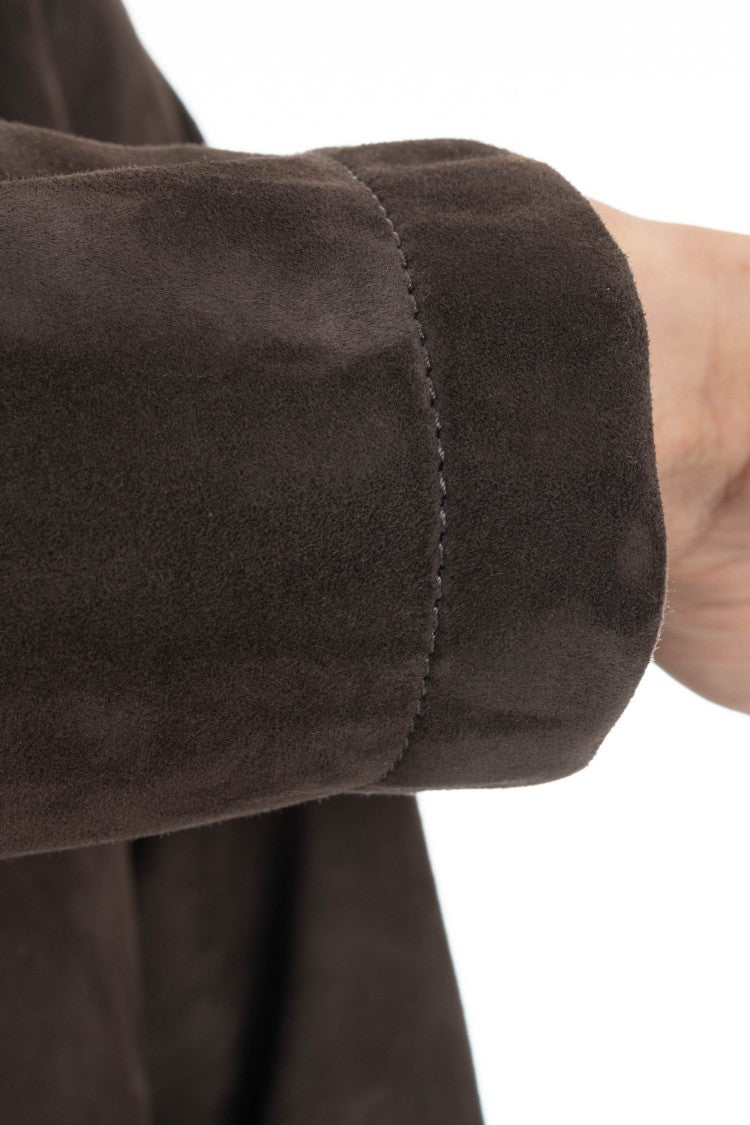 Salvatore Santoro Suede Leather Coat