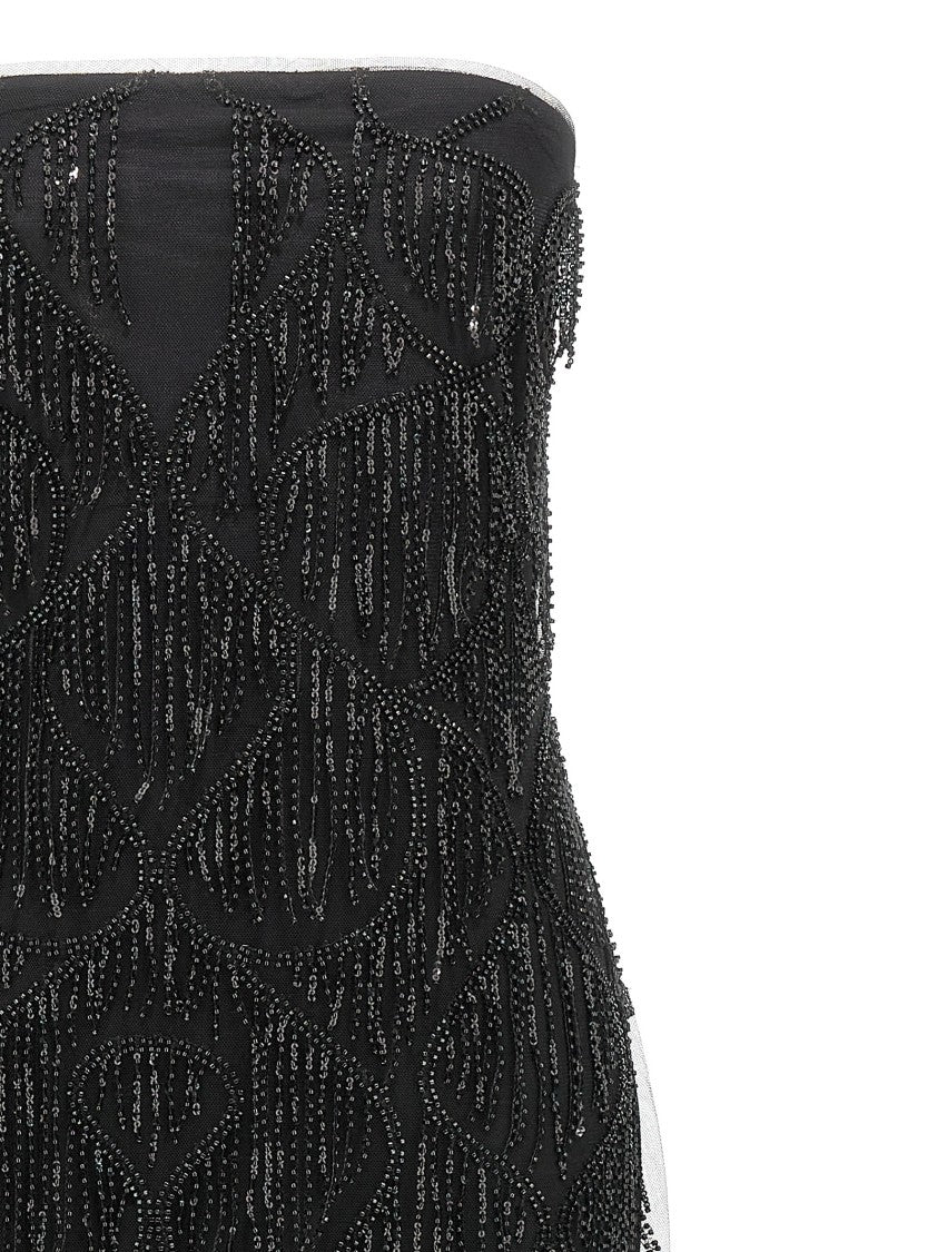 Rotate Birger Christensen 'Sequins Midi Tube' Dress