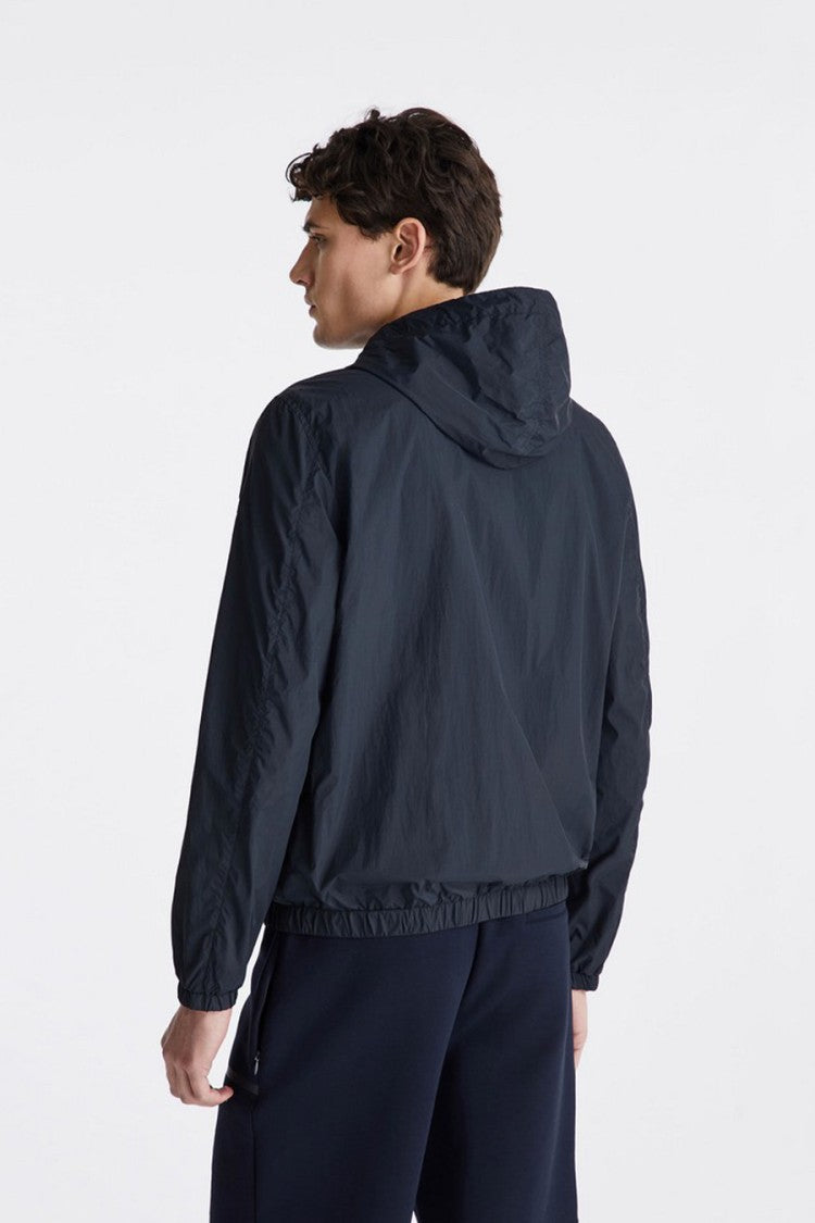 Peuterey Blue Nylon Quilted Down Jacket