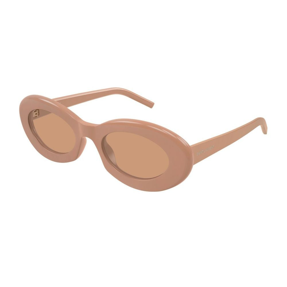 Saint Laurent Sl 594 Linea Sl Logo Oval Frame Acetate Sunglasses