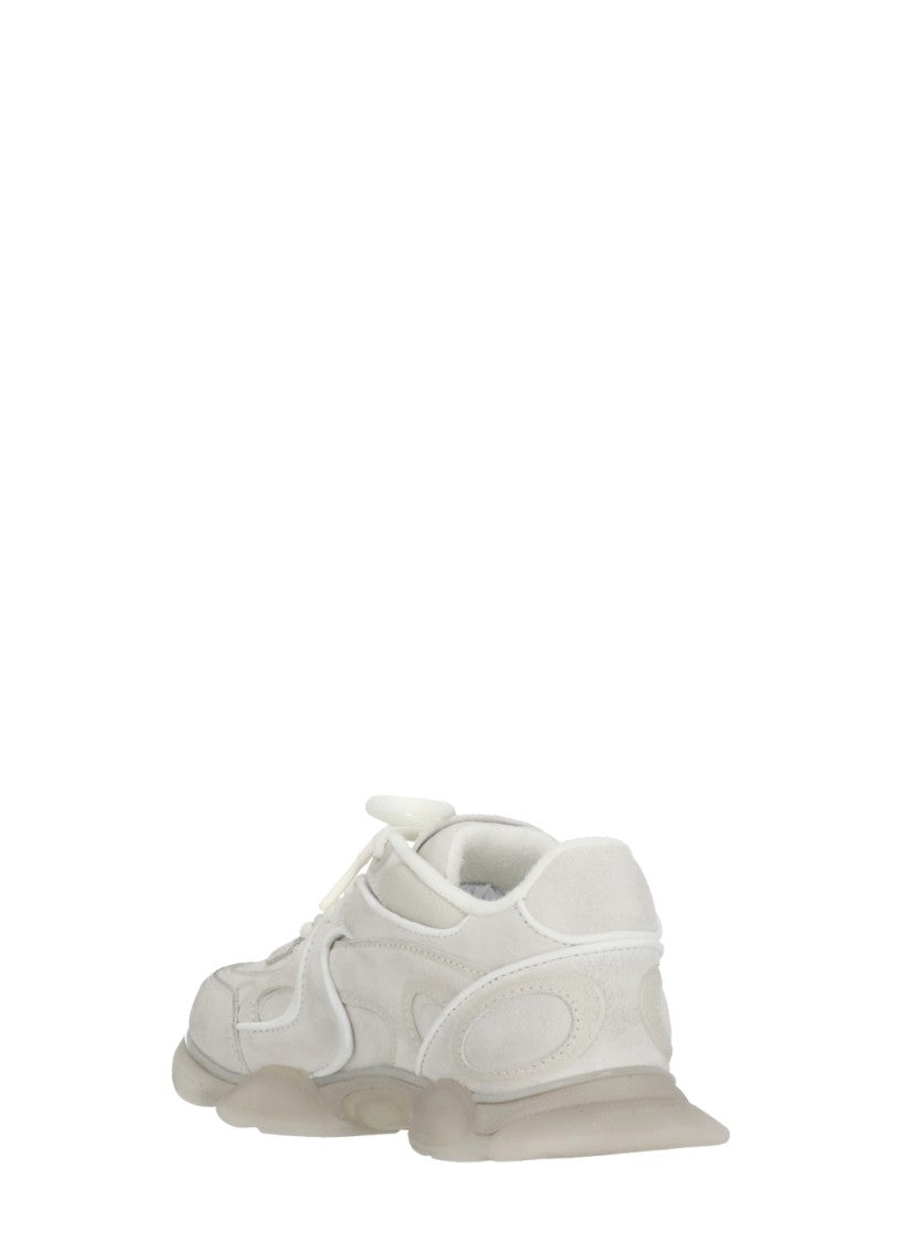 Axel Arigato Ivory Eris Suede-Blend Sneakers