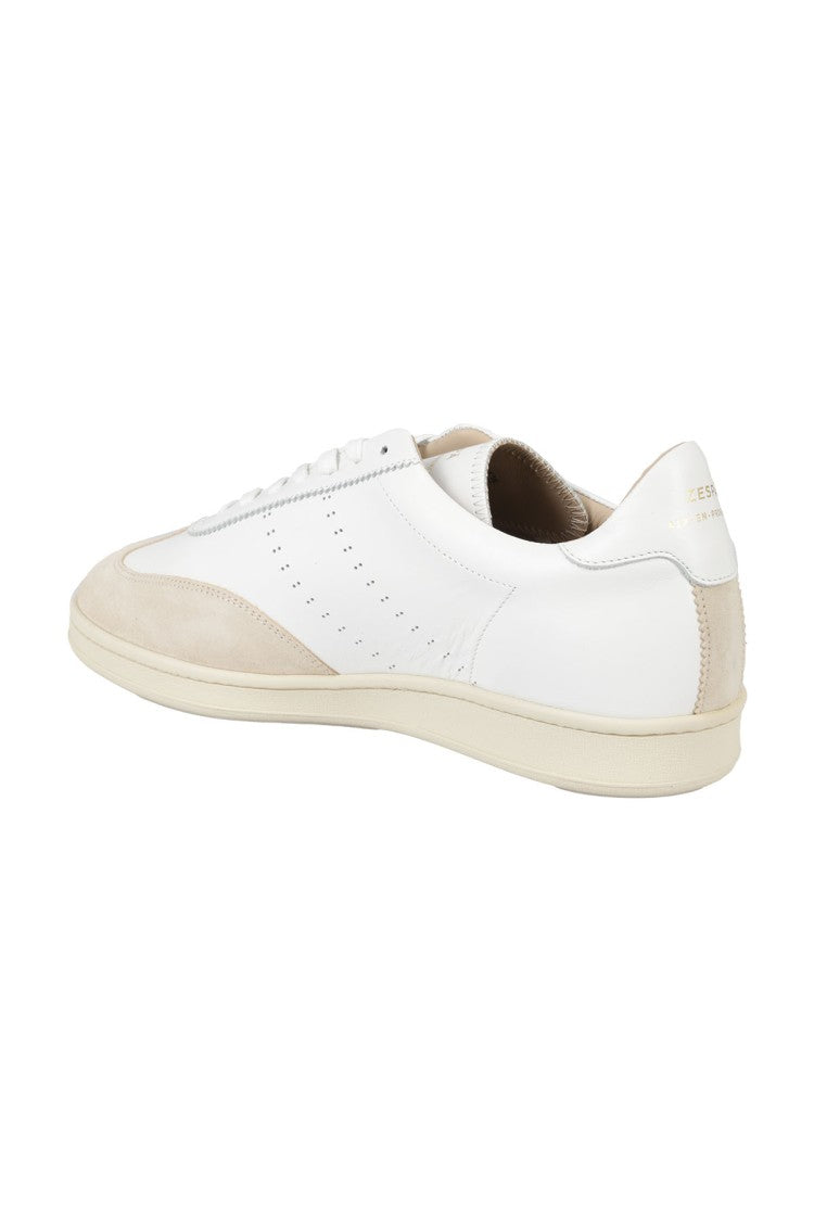 Zespa` Sporty Low-Profile Sneakers With Suede Accents
