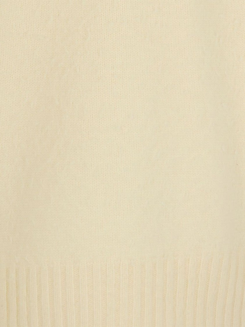 Axel Arigato Patch Beyond Crew Neck Sweater With Ribbed Hem