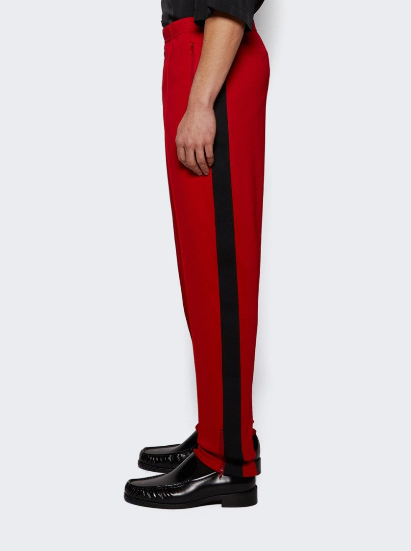 Maison Margiela Red Regular Fit Tapered Leg Pants