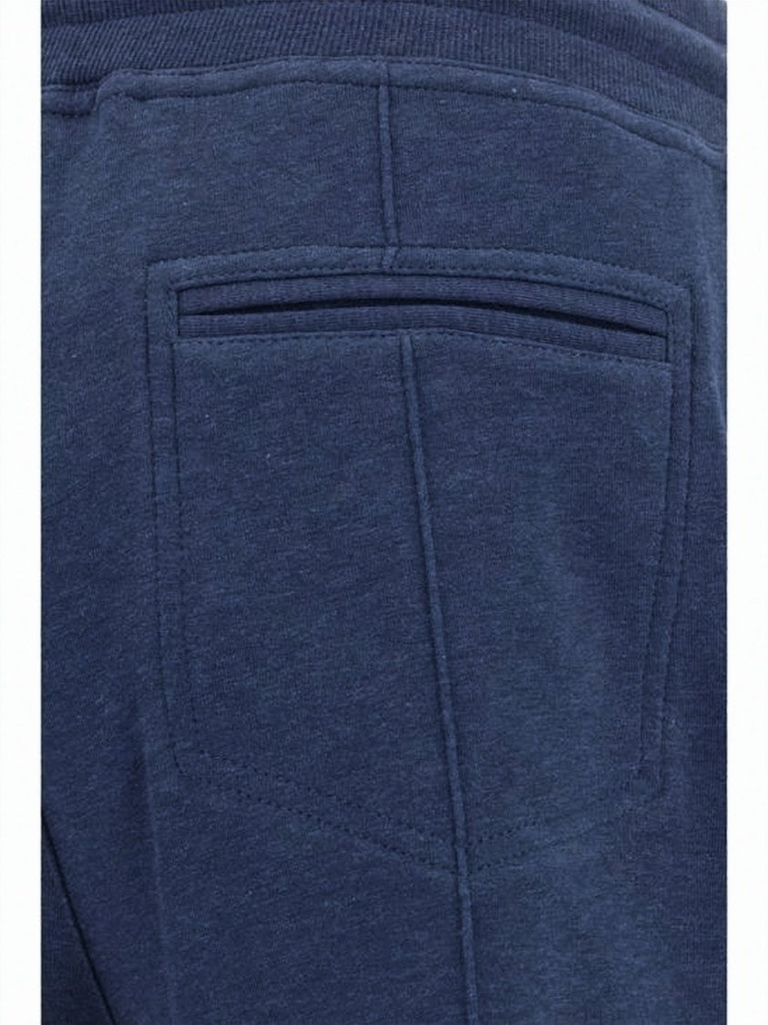 Brunello Cucinelli Tapered Jogger Pants With Elastic Waistband And Seam Detailing
