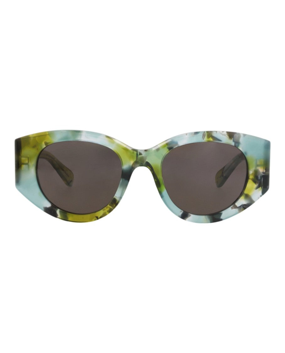 Chloé Round-Frame Sunglasses With Marbled Recycled Acetate