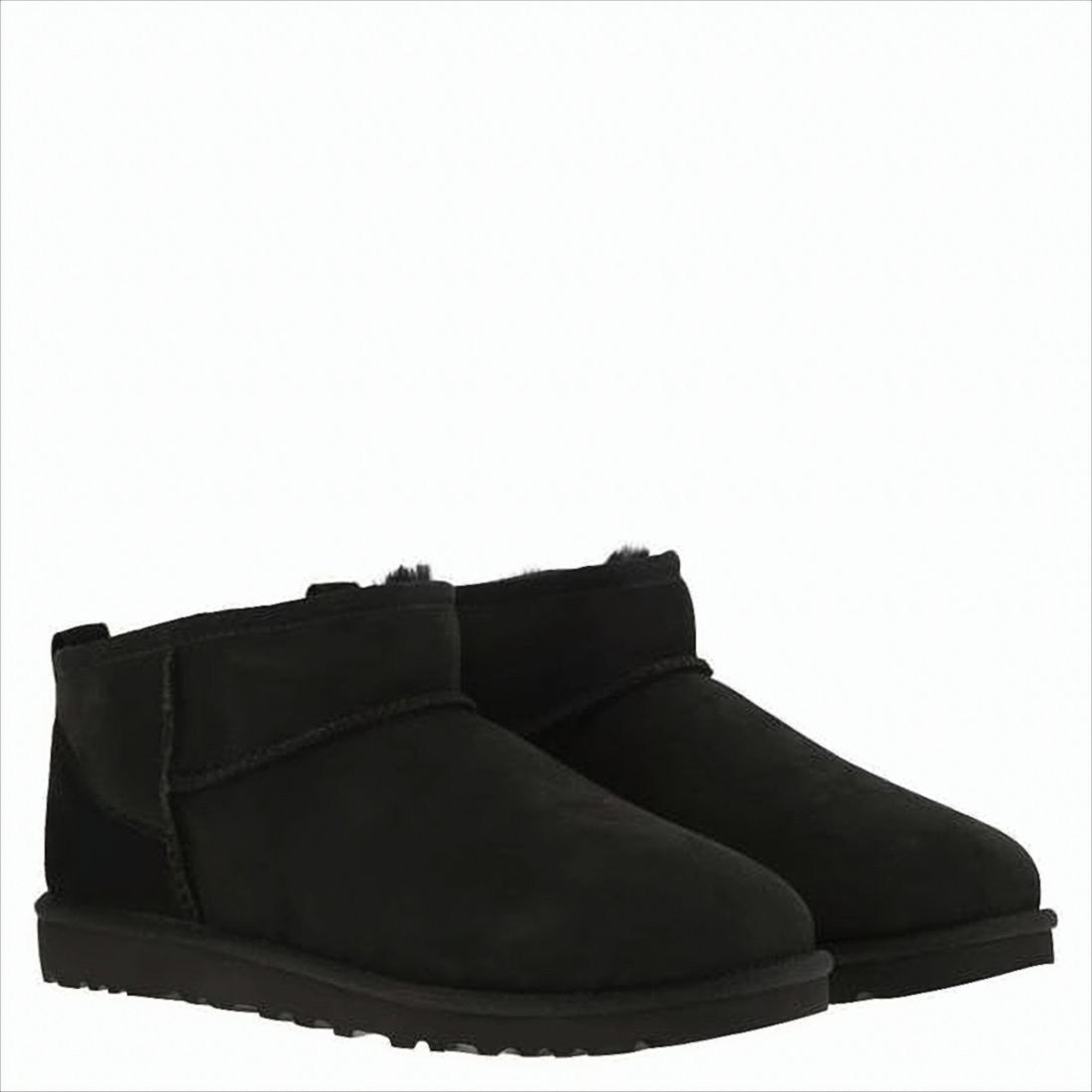 Ugg Suede-Like Ankle Boots With Lining