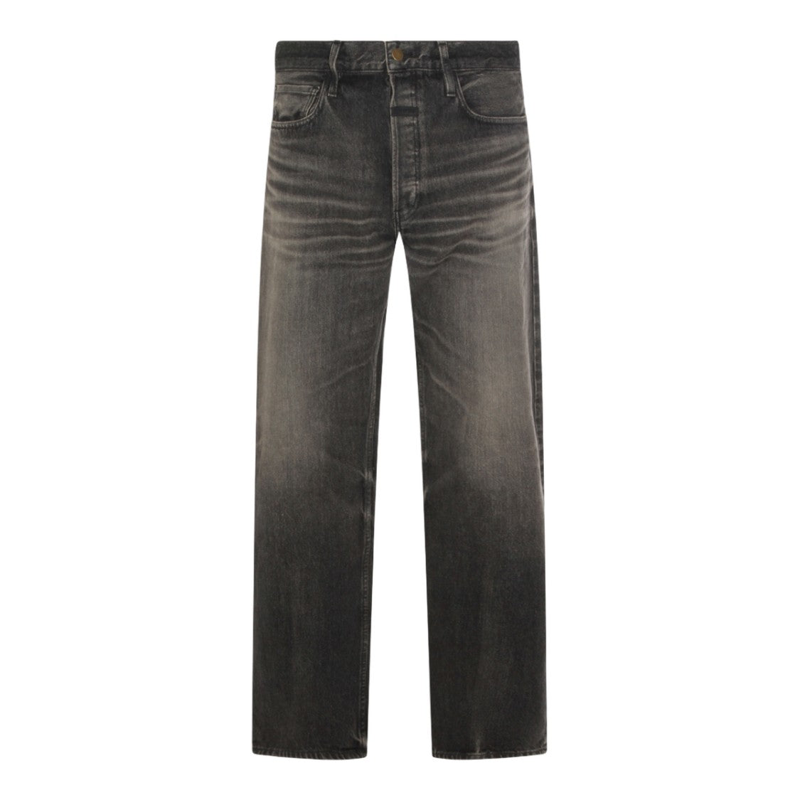 Fear Of God Faded Black Straight-Leg Jeans With Vintage Appeal
