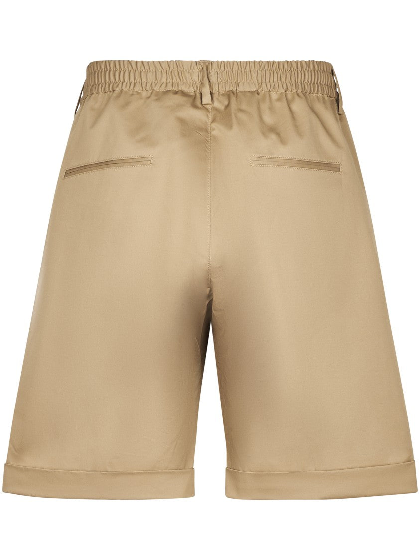 Tagliatore Tailored Bermuda Shorts With Drawstring Waist