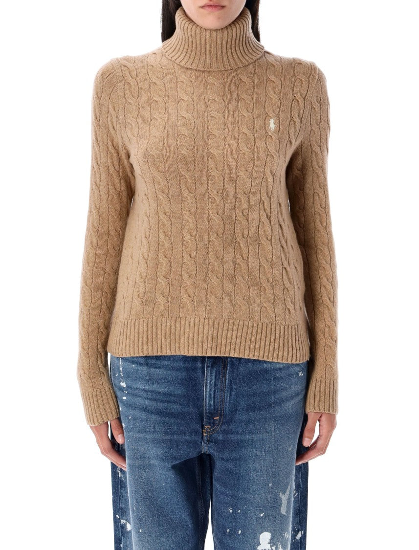 Polo Ralph Lauren High Neck Knit Cable Sweater