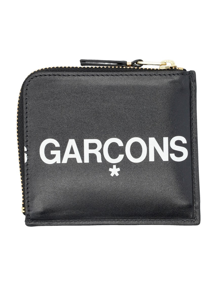 Comme Des Garçons Huge Logo Small Zip Wallet