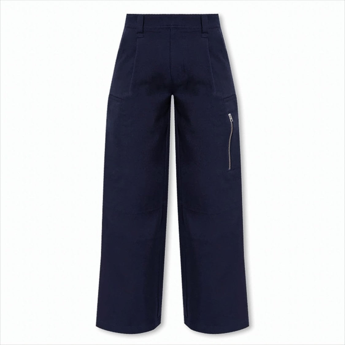 Ami Wide-Leg Cargo Pants In Virgin Wool