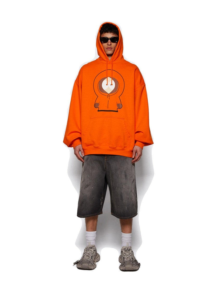 Vetements Kenny Oversized Hoodie Orange