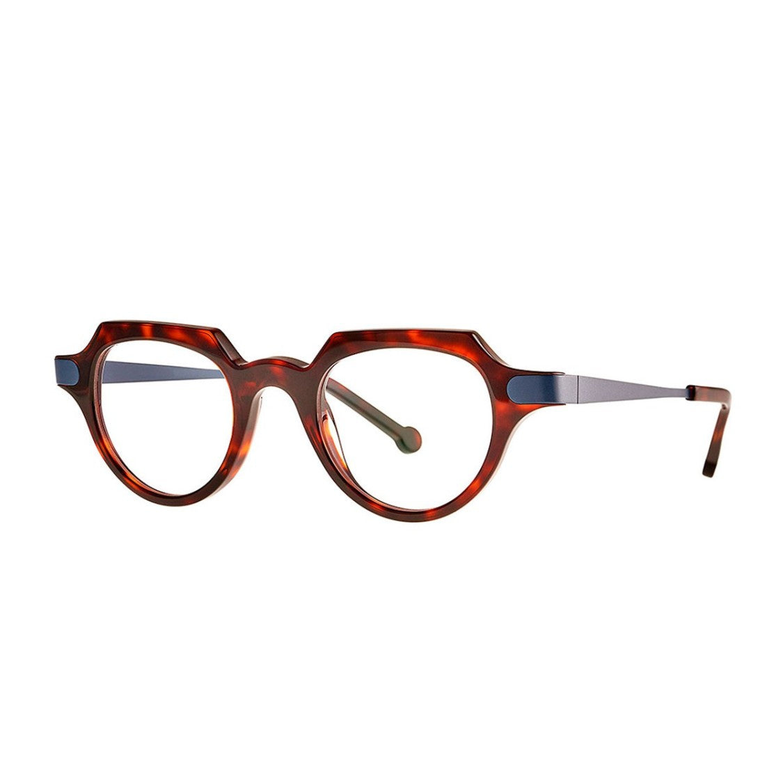 Theo Eyewear Havana Couple Acetate Phantos Sunglasses