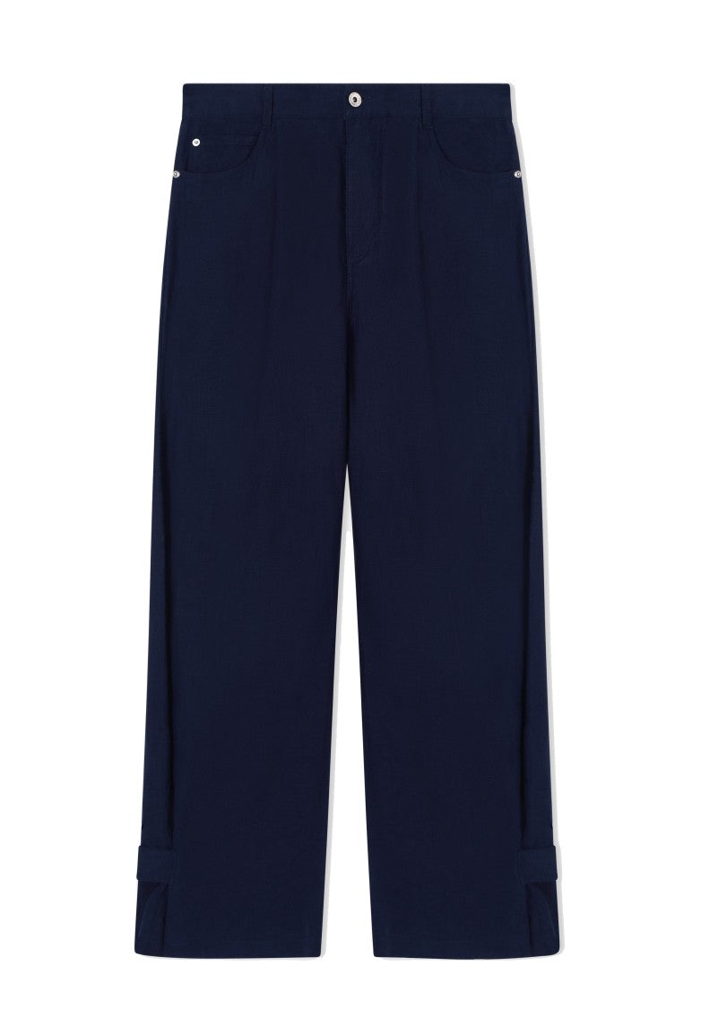 Emporio Armani J4e Relaxed Fit Linen Five Trousers