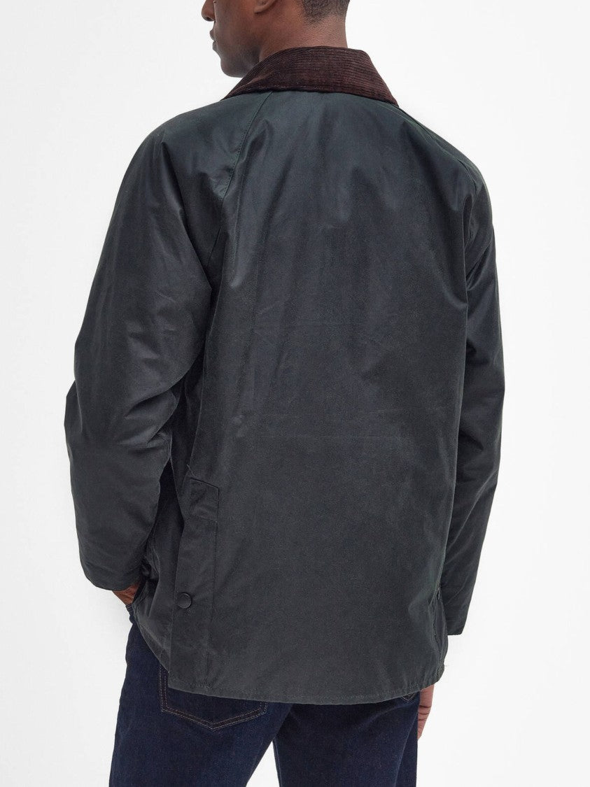 Barbour Dark Green Corduroy Collar Jacket
