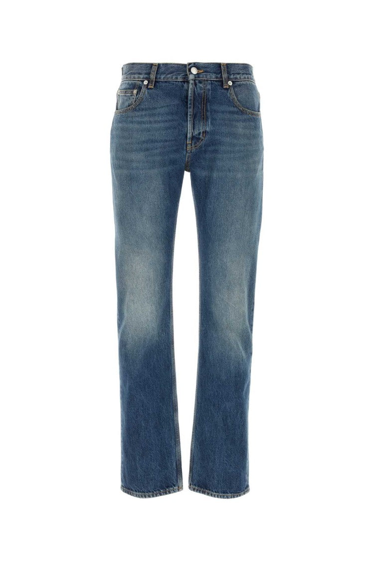 Alexander Mcqueen Classic Straight-Leg Denim Jeans