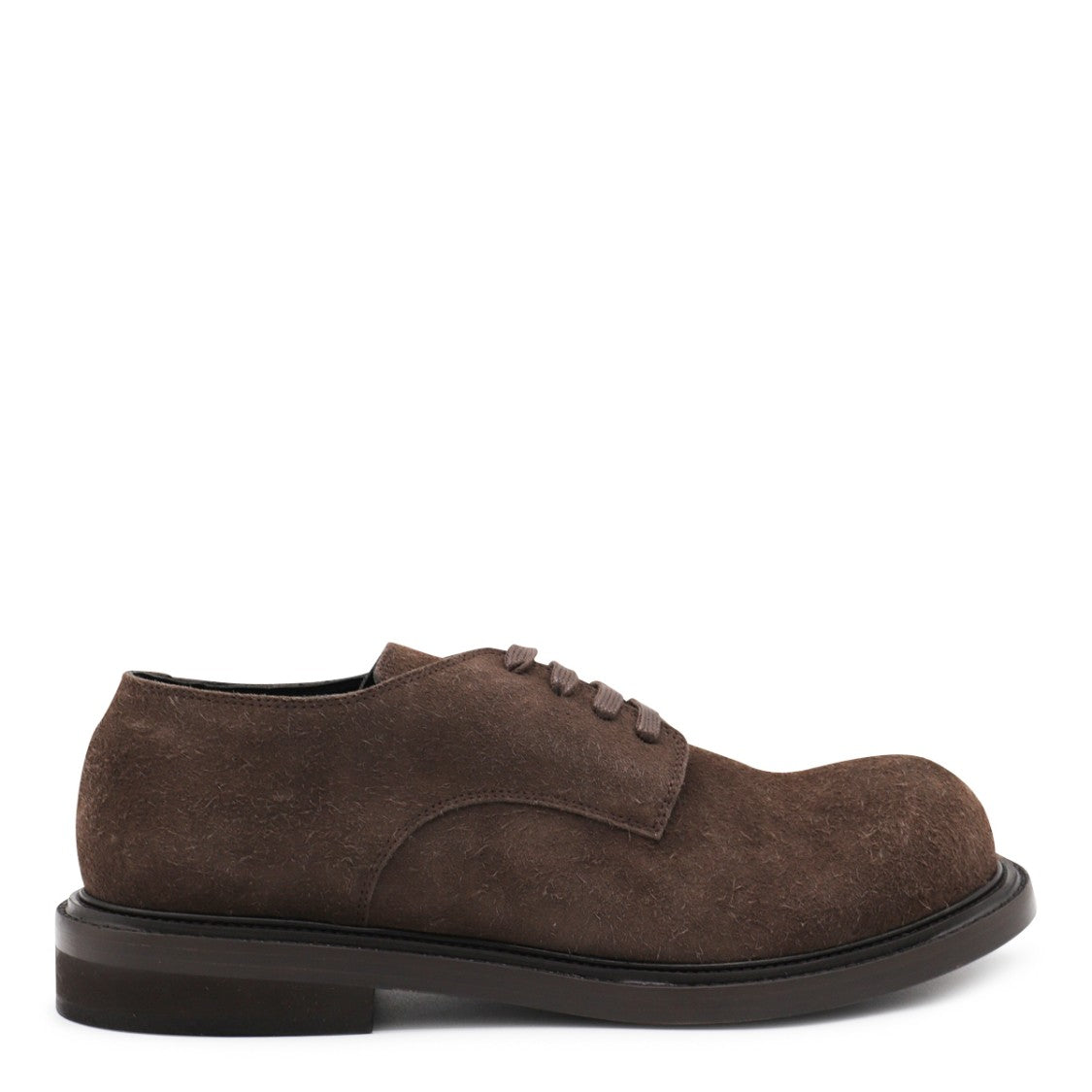 Moschino Brown Leather Lace Up Shoes