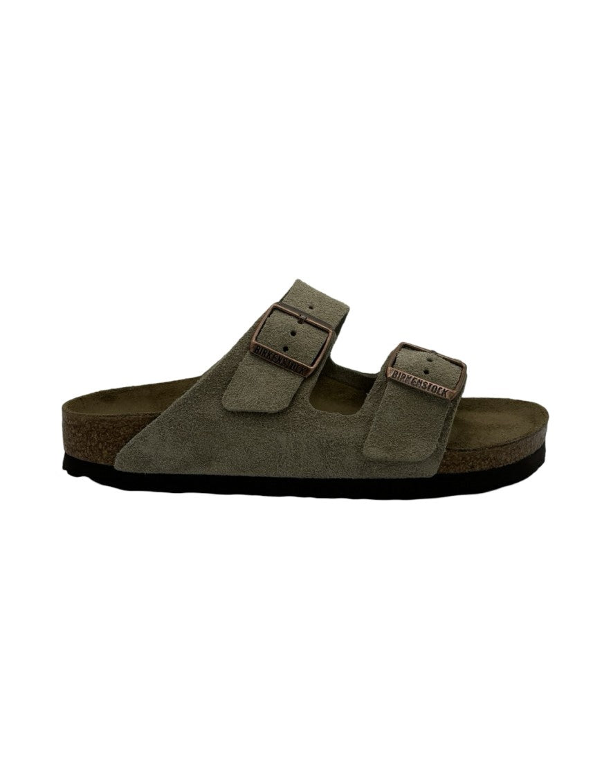 Birkenstock Arizona Suede Slide – Taupe