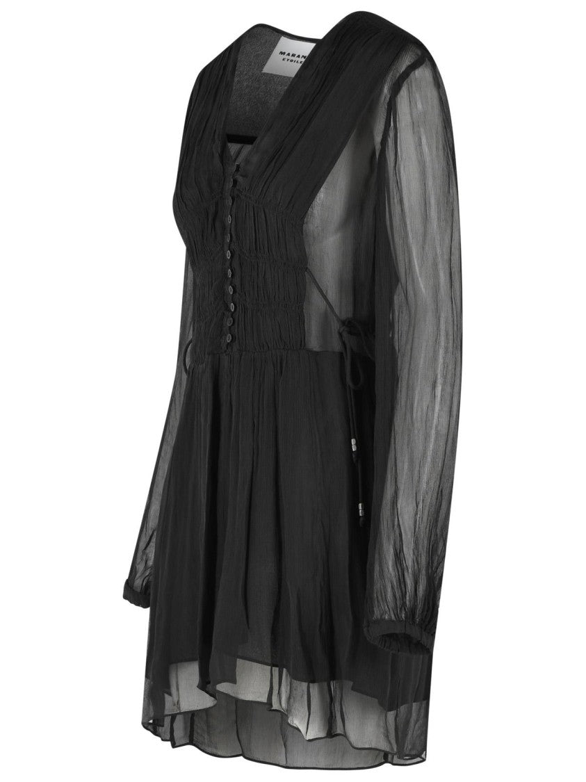 Isabel Marant Étoile 'Loriena' Black Viscose Dress
