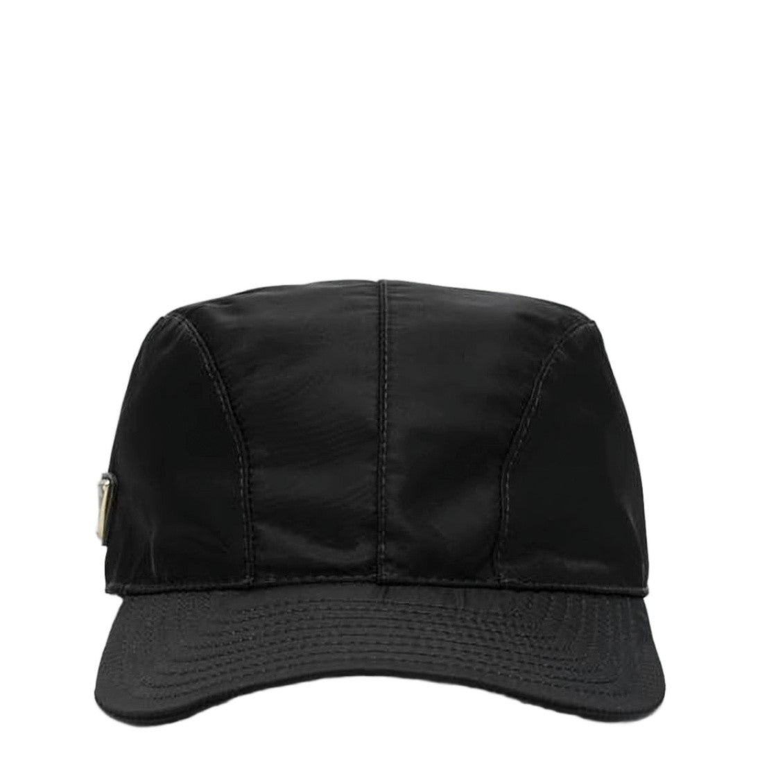 Prada Sleek Black Cap With Structured Front
